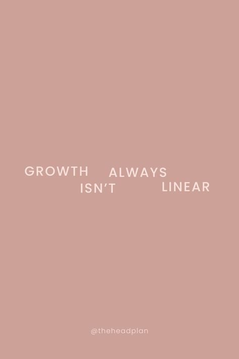 Growth Isn't Always Linear   #theheadplan #personaldevelopment #growth #motivationalquotes #goodquotes #growthquotes #selfdevelopment My Why, Quotes Board, Growth Quotes, Goal Quotes, Quote Board, Finding Balance, Feeling Stuck, Focus On Yourself, Powerful Quotes