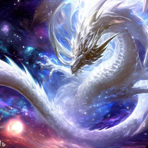 Galaxy Dragon, Mythic Creatures, Sky Dragon, Space Dragon, Space Sky, Dragon Chino, Butterfly Dragon, Devian Art, Dragon Artwork Fantasy