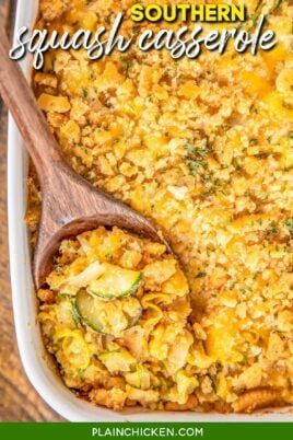 Crockpot Squash, Best Squash Casserole Recipe, Southern Squash Casserole, Pork Chops And Rice, Thanksgiving Side Dishes Easy, Squash Casserole Recipes, Pecan Chicken, Super Easy Dinner, Popular Side Dishes