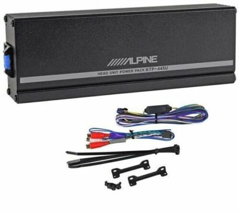 Alpine KTP-445U 4 Channel 45W Power Pack Car Amplifier 93276011917 | eBay Experience Music, Mini Amplifier, Car Audio Amplifier, Car Amp, Packing Car, Car Subwoofer, Car Amplifier, Compact Cars, Car Speakers