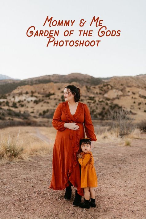 Mommy and me photoshoot at Garden of the Gods Mesa Overlook in Colorado Springs, Colorado Mommy Me Photoshoot, Mommy And Me Photoshoot, Garden Of The Gods Colorado, Garden Of The Gods, Maternity Photoshoot, Family Photoshoot, Pregnancy Photoshoot, Colorado Springs, Blog Photography