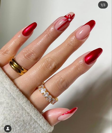 Festive Nail Designs, Christmas Gel, December Nails, Red Christmas Nails, Winter Nails Acrylic, Christmas Nails Easy, Cute Christmas Nails, Christmas Gel Nails, Red Nail Designs