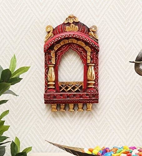 Traditional Wall Decor, Wall Hanging Handmade, Ethnic Home Decor, Wooden Rack, Photo Frame Design, Indian Furniture, Gold Wall, Decorative Pots, Frame Wall