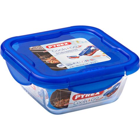 Pyrex Cook & Go Small 0.8L Square Container | BIG W Pyrex Storage, Mini Bowls, Pyrex Glass, Evening Meals, Bottle Rack, Kitchen Scale, Diy Clock, Glass Dishes, Glass Containers