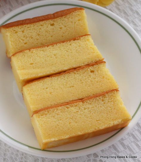 Phong Hong Bakes and Cooks!: Japanese Cotton Sponge Cake Cotton Sponge Cake Recipe, Japanese Cotton Sponge Cake Recipe, Cotton Sponge Cake, Sponge Cake Recipe, Japanese Cake, Sponge Cake Recipes, Healthy Cake, Rice Flour, Japanese Cotton