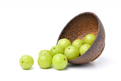 Fresh indian gooseberry fruits in wooden... | Premium Photo #Freepik #photo #herbal-medicine #gooseberry #medicinal-herbs #natural-medicine Gooseberry Fruit, Indian Gooseberry, Ads Creative Advertising Ideas, Amber Bottles, Wooden Bowl, Wooden Bowls, Premium Photo, Fresh Fruit, Herbs