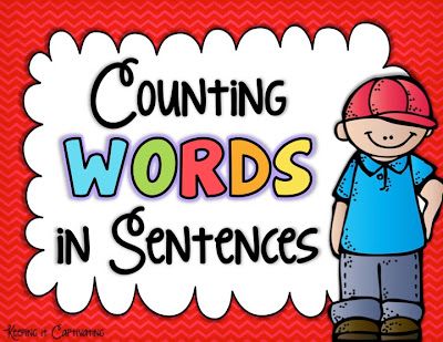 Counting Words in Sentences Counting Words In A Sentence, Kindergarten Stations, Sentences Kindergarten, Creative Curriculum Preschool, Small Group Intervention, Concepts Of Print, Phonological Awareness Activities, Early Childhood Literacy, Sentence Activities