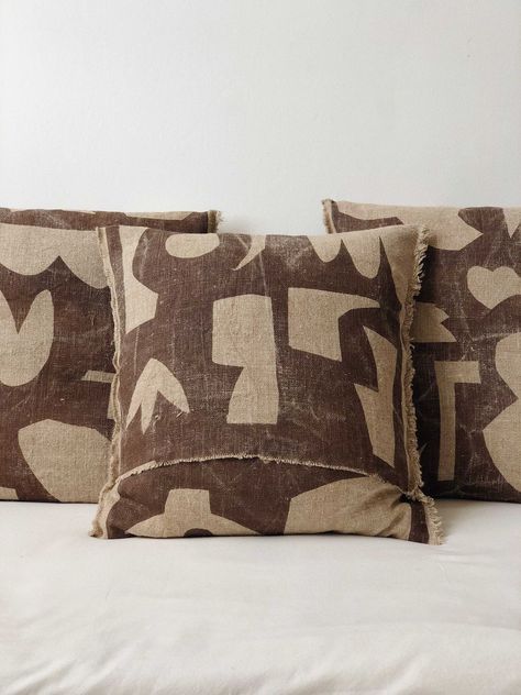 Aeand block cushions African Pillow, Animal Print Background, Fluffy Cushions, Public Artwork, Ceramic Workshop, Tactile Texture, Instagram B, Boho Cushions, Pillow Decor