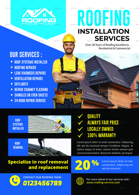 Roofing Service Flyer #Roofing, #Service, #Flyer Roofing Company Logos, Roofing Logo, Roofing Business, Facebook Profile Photo, Diy Social Media, Construction Business Cards, Roof Inspection, Pamphlet Design, Diy Shop