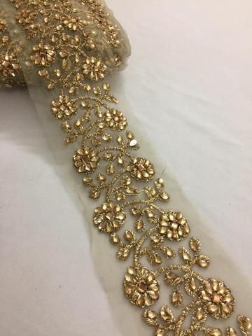 Buy laces, saree laces and borders online – Akrithi Indian Laces Border Embroidery, Work On Saree Borders, Lace For Blouse Border, Saree Laces And Borders, Saree Lace Border Ideas, Laces For Sarees Border, Embroidery Lace Border Design, Lace For Saree Border, Saree Lace Border Design