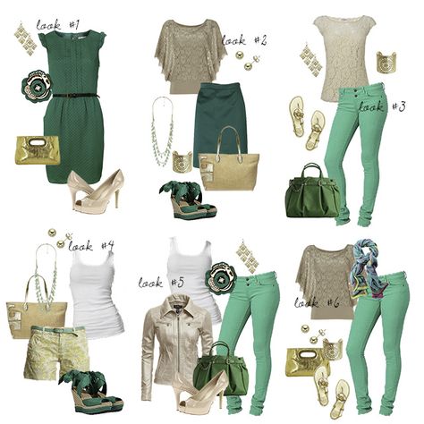 Green Outfits Ideas. Fashion & Chic. Emerald Green Outfit Ideas, Emerald Green Outfit, Green Outfit Ideas, Green Top Outfit, Yellow Midi Skirt, Sporty Street Style, Green Outfit, Business Casual Outfits, Black Skinnies