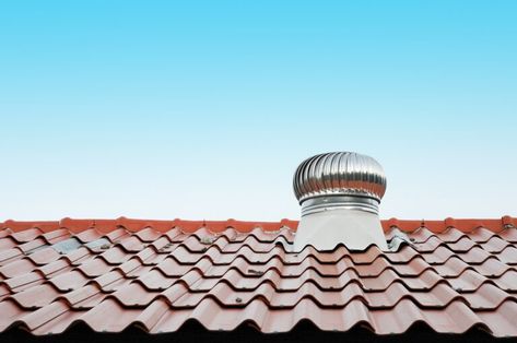 3 reasons why roof ventilation is important  — RenovationFind Blog Attic Exhaust Fan, Solar Attic Fan, Attic Vents, Roof Ventilation, Roof Fan, Attic Ventilation, Heat Energy, Ventilation Fans, Cool Roof