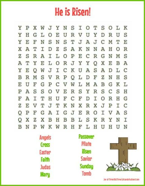 Free Easter Printables: 3 Word Searches for Kids - Easter Activity Pages Sunday School, Easter Mazes Free Printable, Easter Crossword Puzzle Free Printable, Bible Word Searches Free Printable, Classroom Altar, Easter Puzzles Printable, Easter Word Search Free Printable, Easter Sunday School Activities, Easter Outreach