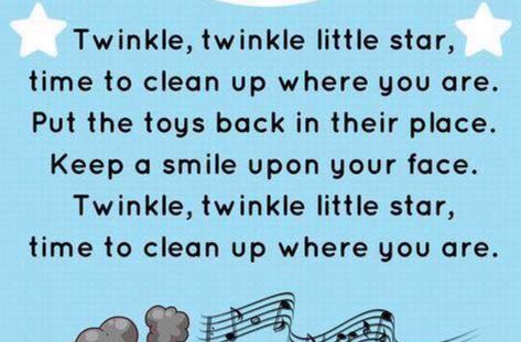 Preschool Transitions, Eyfs Ideas, Transition Activities, Twinkle Twinkle Little Star, Tidy Up, Childcare, Twinkle Twinkle, Clean Up, Preschool