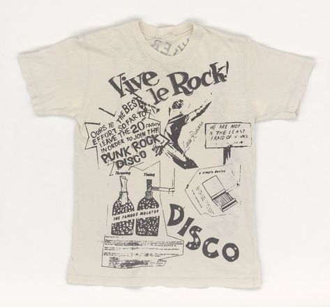 Vive Le Rock | McLaren, Malcolm | V&A Search the Collections Png Clothes, Rock T Shirt, New Rock, Rock T Shirts, Jurassic World, Mode Inspiration, Dream Clothes, Looks Vintage, Mode Outfits