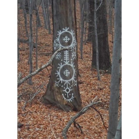 0 Baba Jaga, Esoteric Symbols, Forest Drawing, Magic Symbols, Mystical Forest, Beltane, Witch Aesthetic, Green Witch, 판타지 아트