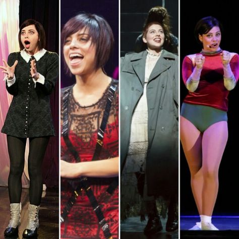 Krysta Rodriguez: Wednesday Addams-The Addams Family, Casey-First Date, Ilse-Spring Awakening, Diana Morales-A Chorus Line Ilse Spring Awakening, Krysta Rodriguez, Chorus Line, A Chorus Line, Spring Awakening, Theatre Nerds, Broadway Theatre, Addams Family, Wednesday Addams