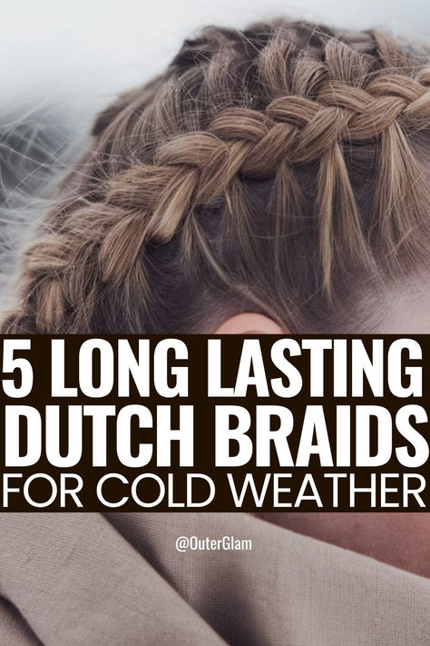 Whether you're braving icy winds or snowy days, keeping your hair stylish and secure is a must. If you're looking for chic, long-lasting hairstyles that withstand winter's chill, these Dutch braids are perfect for you. Discover five stunning braid variations that not only protect your locks but also elevate your cold-weather fashion. Protective Hairstyles For Winter, Winter Braided Hairstyles, Braid Variations, Ski Hairstyle, Lasting Hairstyles, Scalp Braids, Day Hairstyles, Dutch Braid Hairstyles, Dutch Braids