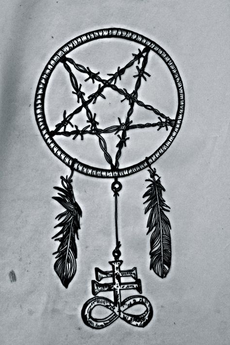 Pentagram Dream catcher Dream Catcher Tat, Dream Catcher Sketch, Dreamcatcher Drawing, Dream Catcher Drawing, Scary Dreams, Winter Items, Dream Catcher Art, Leah Remini, Dream Catcher Tattoo