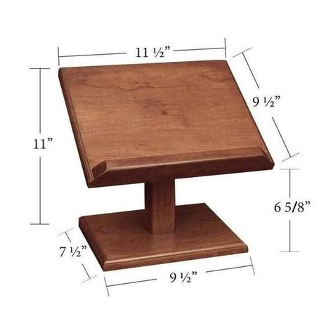 Minimalist Wood Furniture, Wooden Ipad Stand, Wood Phone Holder, Cookbook Stand, Bible Stand, Wooden Toy Cars, Church Furniture, Woodworking Plans Beginner, Simple Woodworking Plans