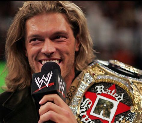 WWE Champion Edge Edge Wwe, Ecw Wrestling, Wwe Edge, Randy Orton Wwe, Adam Copeland, Wrestling Posters, Watch Wrestling, Human Icon, Wwe World