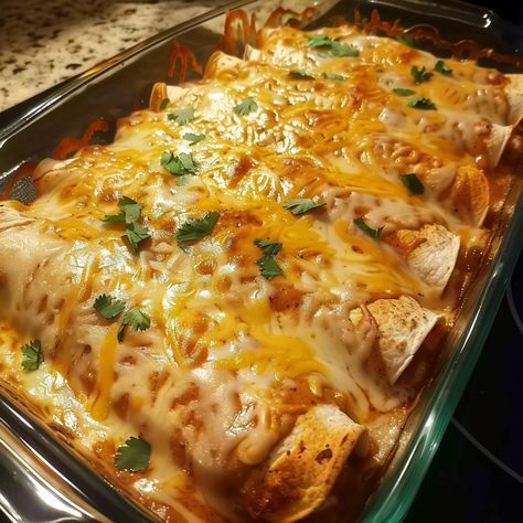 Cream Cheese Chicken Enchiladas Recipe - Tender Chicken Wrapped In Tortillas, Cream Cheese Chicken Enchilada Recipe, Creamy Cheese Enchiladas, Chicken Enchiladas Easy Red Sauce Cream Cheese, Mississippi Chicken Enchiladas, Cream Cheese Enchiladas Chicken, Chicken Enchiladas Cream Cheese, Enchiladas Aesthetic, Chicken Cream Cheese Enchiladas