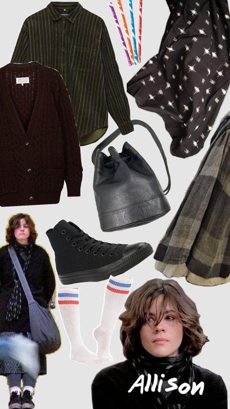 the basket case #80smovie #80smovieinspo #thebreakfastclub #styleinspo #breakfastclub #allisonreynolds Alison Breakfast Club Outfit, Breakfast Club Aesthetic Outfits, Basket Case Breakfast Club, Allison Breakfast Club, Breakfast Club Costume, Halloween Duo, Halloween Duos, Romantic Wallpaper, Family Breakfast