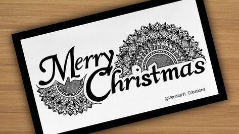 #merrychristmas #mandala #christmas #drawing Merry Christmas Drawing, Arts Video, Mandala Art For Beginners, Mandala Christmas, Mandala Card, Beautiful Simple Mehndi Design, Drawing Mandala, Christmas Mandala, Easy Mandala Drawing