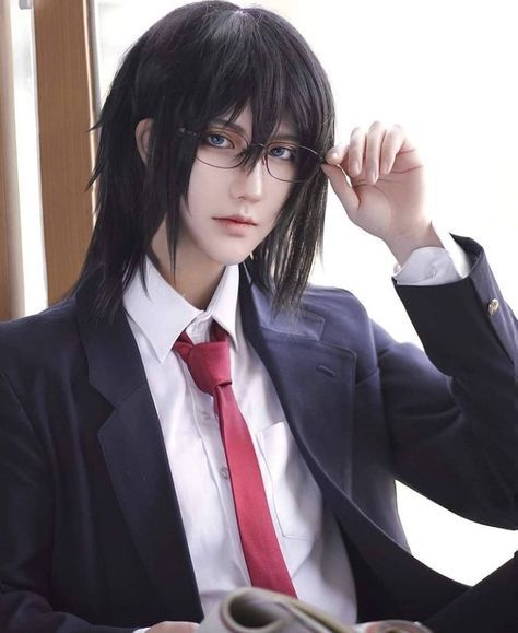 Anime Boy Long Hair, Todoroki Cosplay, Perfect Cosplay, Miyamura Izumi, Cosplay Boy, Anime Makeup, Kawaii Cosplay, Cosplay Tutorial, Male Cosplay