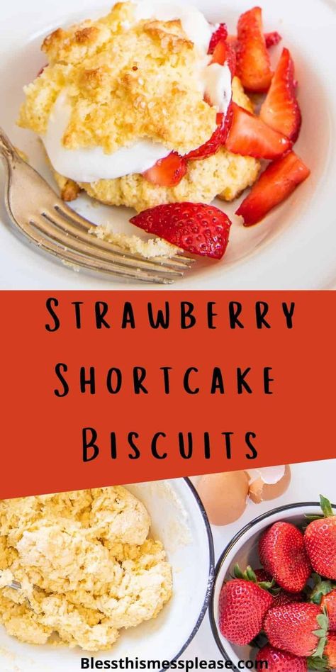 Drop Biscuits For Strawberry Shortcake, Drop Shortcake Biscuits, Biscuits Strawberry Shortcake, Homemade Strawberry Shortcake Biscuits, Strawberry Shortcake Drop Biscuits, Sweet Shortcake Biscuits, Shortcake Recipe Easy Bisquick, Strawberry Shortcake Biscuits Easy, Shortcake Biscuits Easy