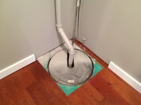 I have plans to build a box to cover the sump pump, which will hide the  eyesore and serve as a shelf to hold a few plants. How To Cover Sump Pump In Basement, Cover Sump Pump In Basement, Hiding Sump Pump In Basement, How To Hide Sump Pump In Basement, Subpump Cover Ideas, Sump Pump Cover Ideas Laundry Rooms, Sump Pump Cover Ideas Built Ins, Hide Sump Pump In Basement, Diy Sump Pump