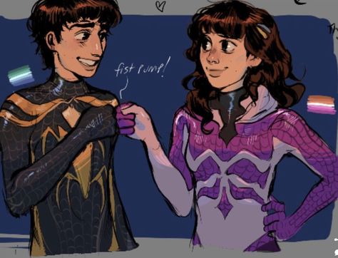 Stranger Things X Spiderman, Wonder Twins Stranger Things, Spiderman Au, Stranger Things Pins, Starnger Things, Redhead Art, Random Fanart, Wonder Twins, Random Tips