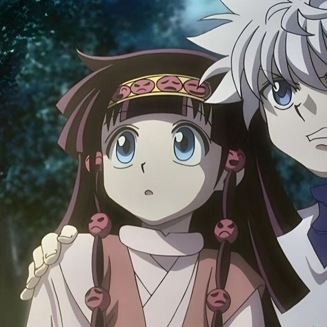 killua and alluka Alluka Official Art, Killua And Alluka Matching Pfp, Killua And Alluka Matching Icons, Alluka Zoldyck Icons, Brother And Sister Matching Pfp, Alluka Pfp, Killua X Alluka, Alluka And Killua, Killua And Alluka