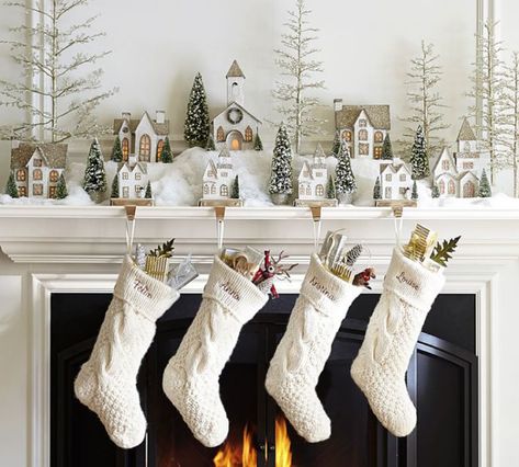 Vintage White Christmas, Elegant Christmas Decor, Christmas Mantle Decor, The Enchanted Home, Christmas Fireplace Decor, Enchanted Home, Christmas Mantle, White Christmas Decor, Christmas Fireplace