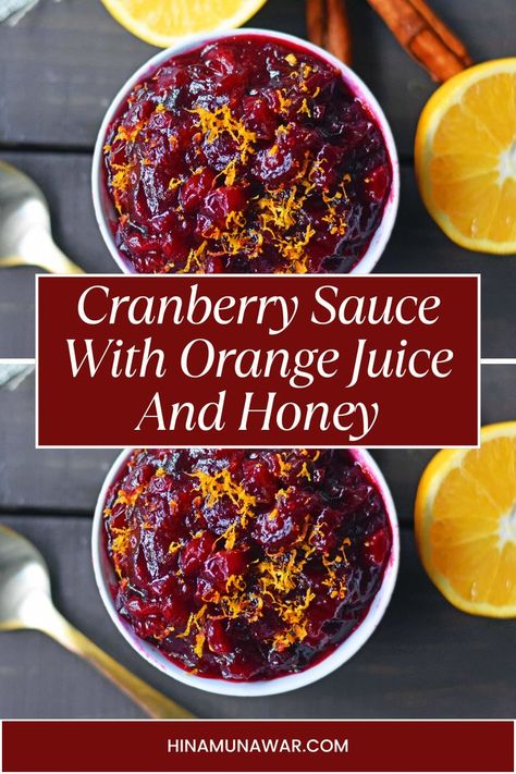 Cranberry Sauce With Orange Juice And Honey Cranberry Sauce Orange Marmalade, Cranberry Sauce Apple Juice, Cranberry Sauce Recipe With Orange Juice, Sauce Recipes Healthy, Jelly Cranberry Sauce Recipes, Cranberry Sauce Recipe Easy, Best Cranberry Sauce Recipe, Cranberry Sauce With Orange Juice, Recipe With Orange Juice