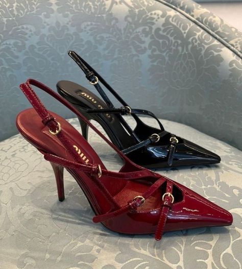 miu miu heels fall23 Miu Miu Heels, Shoes Heels Classy, Style Français, Vintage Heels, Fancy Shoes, Girly Shoes, Shoe Inspo, Aesthetic Shoes, Swag Shoes