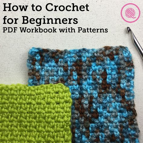 How to Crochet PDF Download! - GoodKnit Kisses I Love Crochet, Linen Stitch, Yarn Craft, C2c Crochet, Granny Square Blanket, Square Blanket, Crochet Patterns For Beginners, Love Crochet, Learn To Love