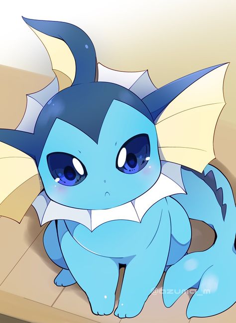 Vaporeon Wallpaper, Vaporeon Art, Pokemon Vaporeon, Eevee Wallpaper, Eevee Cute, Solgaleo Pokemon, Pokemon Eevee Evolutions, Cool Pokemon Cards, Pokemon Gif