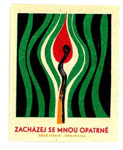 https://flic.kr/p/7cEv8w | Match Box Label, Solo | Czech Matchbox Vintage, Polish Posters, Matchbook Art, Matchbox Art, Match Box, Vintage Packaging, 3d Studio, Vintage Graphic Design, Illustration Vintage