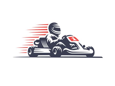 Karting by Sergey Kovalenko #Design Popular #Dribbble #shots Go Kart Racing, Owl Vector, Business Icons Vector, F1 Wallpaper Hd, Go Karts, Kart Racing, Car Vector, Butterflies Svg, Best Logo Design