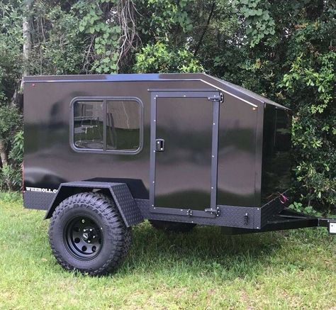 Acampar facil y barato Offroad Camper Trailer, Tow Behind Camper, Quad Trailer, Mini Campers, Small Camper Trailers, Teardrop Campers, Diy Camper Trailer, Small Travel Trailers, Expedition Trailer