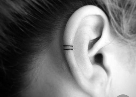 Hidden Tattoo Ideas, Tragus Tattoo, Small Hidden Tattoos, Tattoo Ideas Male, Hidden Tattoo, Minimal Inspiration, Aa Tattoos, Lines Tattoo, Tattoo Ideas Males