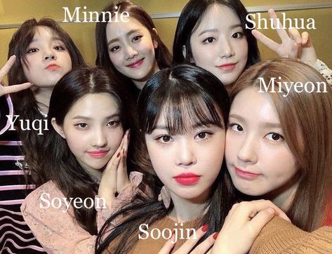 (g)i-dle Members Names, Gidle Members Name, Kpop Names, Girls Group, People Names, G I Dle, Kpop Idol, Random Stuff, Girl Group