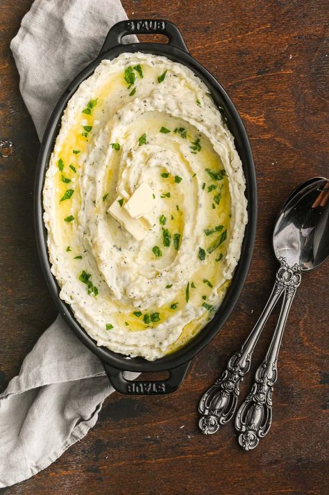 30 Min Creamy Boursin Mashed Potatoes Boursin Mashed Potatoes, Boursin Recipes, Sunday Meals, Cheddar Mashed Potatoes, Cheddar Potatoes, Non Dairy Milk, Gold Potatoes, Creamed Potatoes, Yukon Gold