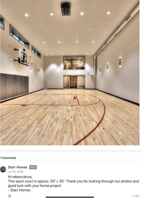 House With Basketball Court Inside, Barndominium Basketball Court, Indoor Pickleball Court Home, Garage Basketball Court, Gymnasium Design, Gym Architecture, Home Basketball Court, Basement Bar Plans, Basketball Court Backyard