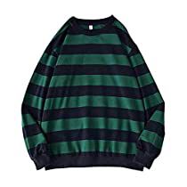 Stripe Sweatshirt, Long Tee Shirts, Oversize Pullover, Striped Sweatshirts, Swaggy Outfits, Casual Stripes, Long Sleeve Tee Shirts, Cotton Pullover, Dream Clothes