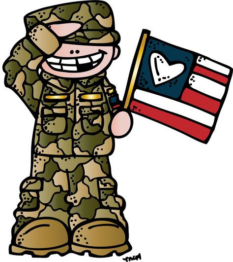 Melonheadz Illustrating Always in my heart...... Veterans Day Clip Art, Military Drawing, Melonheadz Clipart, 4th Of July Clipart, Community Helpers Theme, Community Helpers Preschool, I Am Free, Military Drawings, Always In My Heart