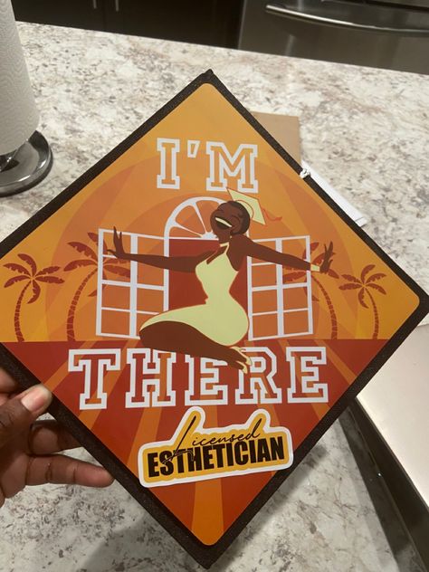 I got the Cap topper from amazon I will leave the link below. I got the“licensed Esthetician” sticker from “teenpublic.com” they have really cute job asthetic gadgets including codde mugs, hoodies, stickers, etc. Link: The Princess and The Frog Grad Cap Tassel Topper - Decorated Grad Caps https://www.amazon.com/dp/B01M0UQAEP/ref=cm_sw_r_cp_api_i_QBQ7DQ41FYH1FTEAS0ZC?_encoding=UTF8&psc=1 Licensed Esthetician Graduation Cap, Princess And The Frog Room Decor, Princess And The Frog Cap Decoration, Esthetician Graduation Cap, Princess And The Frog Graduation Cap, Nurse Graduation Cap, Merry Christmas Baby, Ultrasound Tech, Graduation Cap Decoration Diy