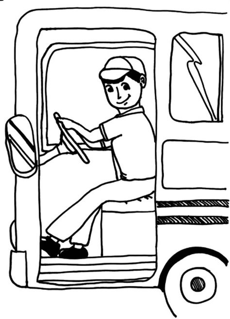 Bus Driver Open Bus Door Coloring Pages : Best Place to Color School Bus Safety, Tag Alphabet, Charmed Characters, School Aesthetic, Bus Driver, Cute Coloring Pages, World Of Color, Coloring Pictures, School Bus