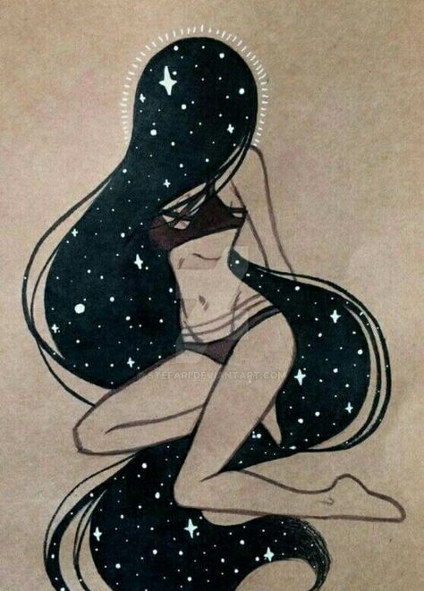 Star Girl, Long Hair, Stars, Hair